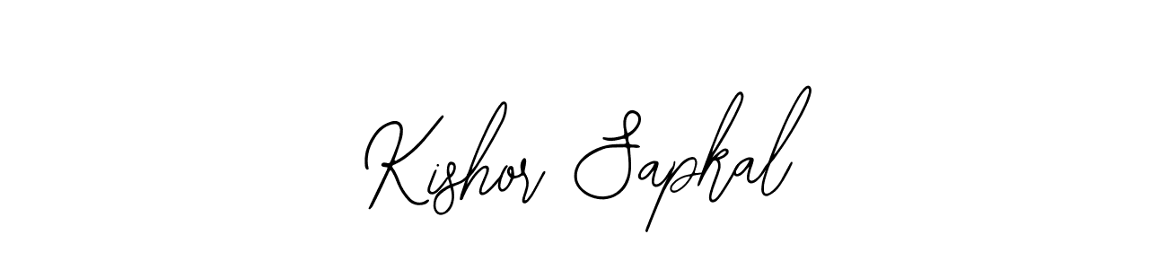 Similarly Bearetta-2O07w is the best handwritten signature design. Signature creator online .You can use it as an online autograph creator for name Kishor Sapkal. Kishor Sapkal signature style 12 images and pictures png