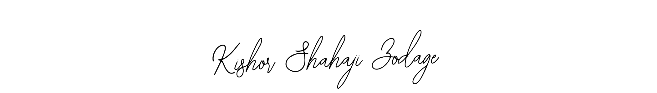 How to make Kishor Shahaji Zodage signature? Bearetta-2O07w is a professional autograph style. Create handwritten signature for Kishor Shahaji Zodage name. Kishor Shahaji Zodage signature style 12 images and pictures png