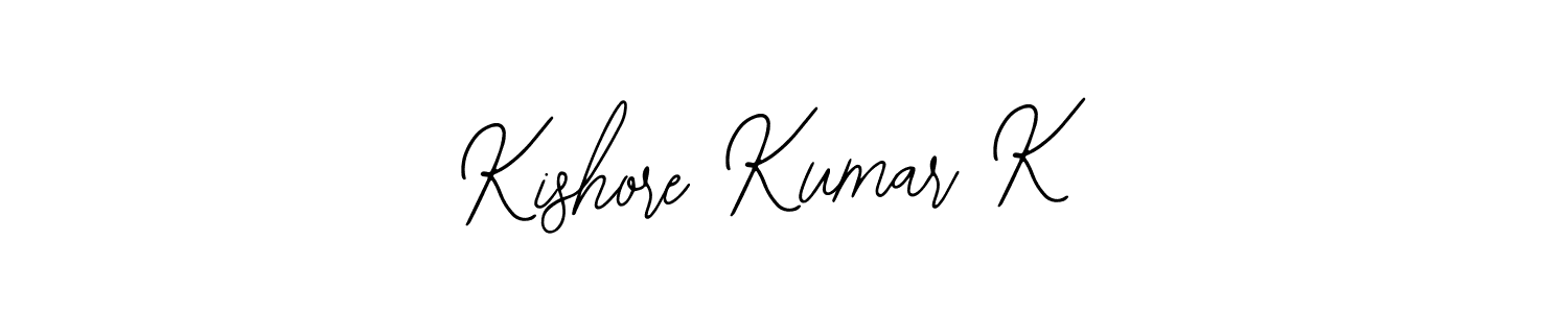 It looks lik you need a new signature style for name Kishore Kumar K. Design unique handwritten (Bearetta-2O07w) signature with our free signature maker in just a few clicks. Kishore Kumar K signature style 12 images and pictures png