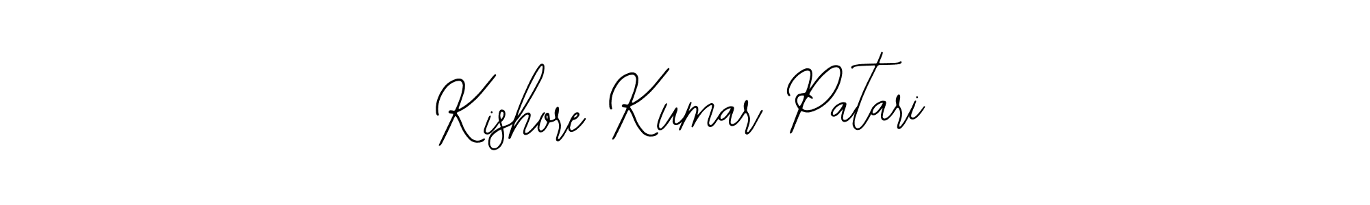The best way (Bearetta-2O07w) to make a short signature is to pick only two or three words in your name. The name Kishore Kumar Patari include a total of six letters. For converting this name. Kishore Kumar Patari signature style 12 images and pictures png