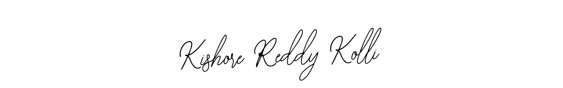 Make a beautiful signature design for name Kishore Reddy Kolli. Use this online signature maker to create a handwritten signature for free. Kishore Reddy Kolli signature style 12 images and pictures png