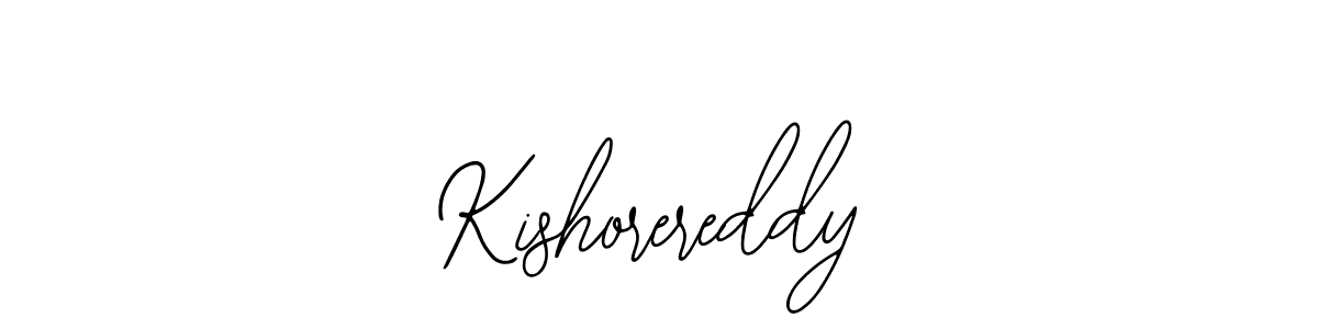 Design your own signature with our free online signature maker. With this signature software, you can create a handwritten (Bearetta-2O07w) signature for name Kishorereddy. Kishorereddy signature style 12 images and pictures png