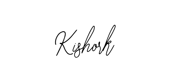 Kishork stylish signature style. Best Handwritten Sign (Bearetta-2O07w) for my name. Handwritten Signature Collection Ideas for my name Kishork. Kishork signature style 12 images and pictures png