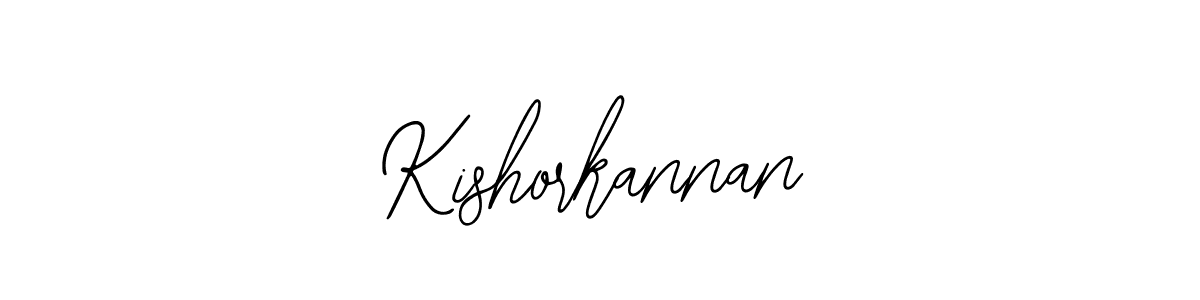 How to make Kishorkannan name signature. Use Bearetta-2O07w style for creating short signs online. This is the latest handwritten sign. Kishorkannan signature style 12 images and pictures png