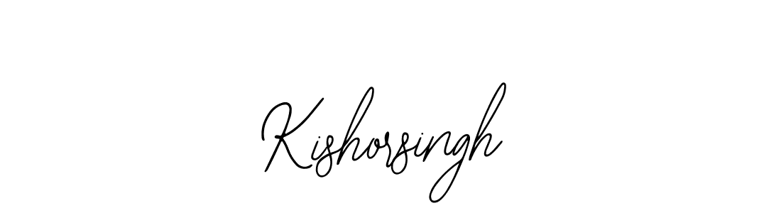 The best way (Bearetta-2O07w) to make a short signature is to pick only two or three words in your name. The name Kishorsingh include a total of six letters. For converting this name. Kishorsingh signature style 12 images and pictures png