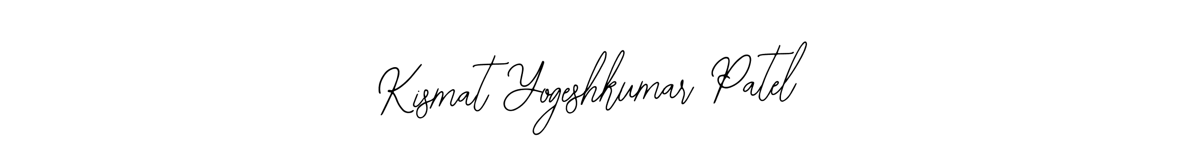 Design your own signature with our free online signature maker. With this signature software, you can create a handwritten (Bearetta-2O07w) signature for name Kismat Yogeshkumar Patel. Kismat Yogeshkumar Patel signature style 12 images and pictures png