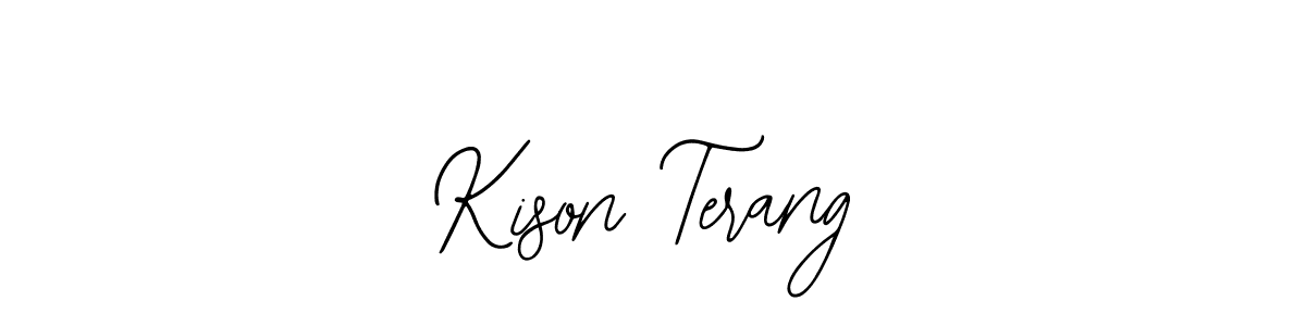Once you've used our free online signature maker to create your best signature Bearetta-2O07w style, it's time to enjoy all of the benefits that Kison Terang name signing documents. Kison Terang signature style 12 images and pictures png