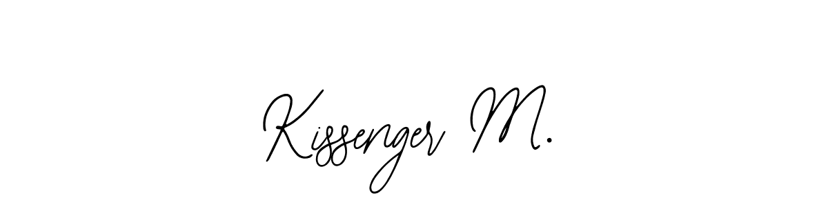 This is the best signature style for the Kissenger M. name. Also you like these signature font (Bearetta-2O07w). Mix name signature. Kissenger M. signature style 12 images and pictures png