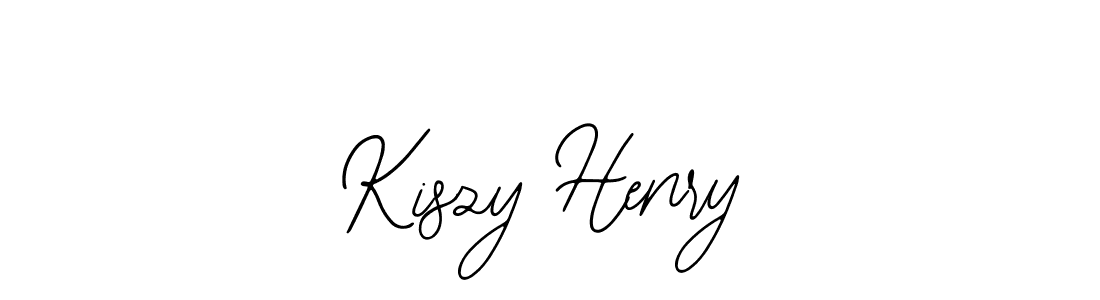 You should practise on your own different ways (Bearetta-2O07w) to write your name (Kiszy Henry) in signature. don't let someone else do it for you. Kiszy Henry signature style 12 images and pictures png