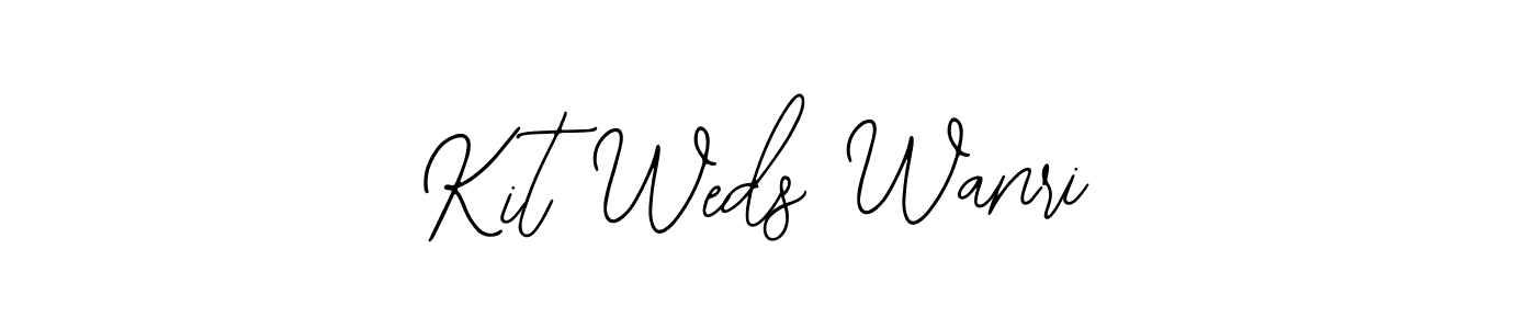 How to Draw Kit Weds Wanri signature style? Bearetta-2O07w is a latest design signature styles for name Kit Weds Wanri. Kit Weds Wanri signature style 12 images and pictures png