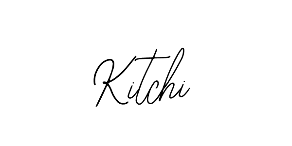 How to make Kitchi name signature. Use Bearetta-2O07w style for creating short signs online. This is the latest handwritten sign. Kitchi signature style 12 images and pictures png