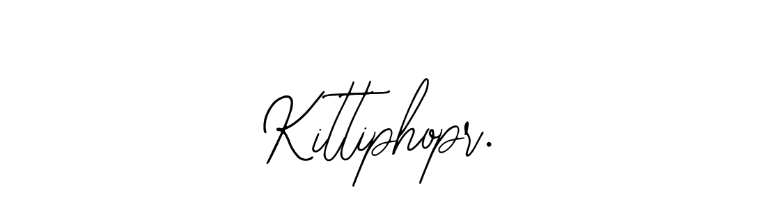 How to make Kittiphopr. name signature. Use Bearetta-2O07w style for creating short signs online. This is the latest handwritten sign. Kittiphopr. signature style 12 images and pictures png