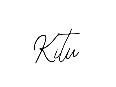 Use a signature maker to create a handwritten signature online. With this signature software, you can design (Bearetta-2O07w) your own signature for name Kitu. Kitu signature style 12 images and pictures png