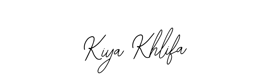 Kiya Khlifa stylish signature style. Best Handwritten Sign (Bearetta-2O07w) for my name. Handwritten Signature Collection Ideas for my name Kiya Khlifa. Kiya Khlifa signature style 12 images and pictures png