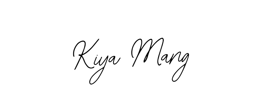Make a short Kiya Mang signature style. Manage your documents anywhere anytime using Bearetta-2O07w. Create and add eSignatures, submit forms, share and send files easily. Kiya Mang signature style 12 images and pictures png