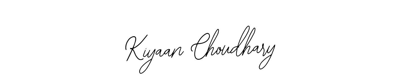 Use a signature maker to create a handwritten signature online. With this signature software, you can design (Bearetta-2O07w) your own signature for name Kiyaan Choudhary. Kiyaan Choudhary signature style 12 images and pictures png