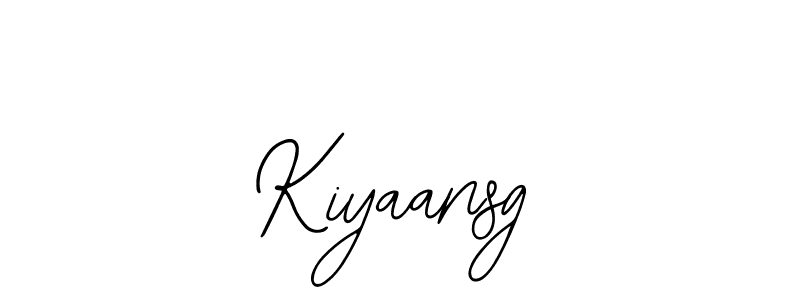 Make a beautiful signature design for name Kiyaansg. With this signature (Bearetta-2O07w) style, you can create a handwritten signature for free. Kiyaansg signature style 12 images and pictures png