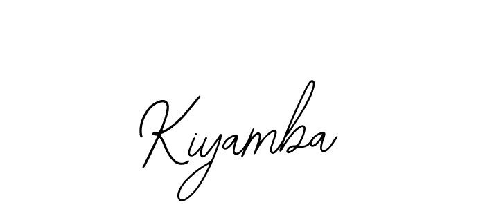 You should practise on your own different ways (Bearetta-2O07w) to write your name (Kiyamba) in signature. don't let someone else do it for you. Kiyamba signature style 12 images and pictures png