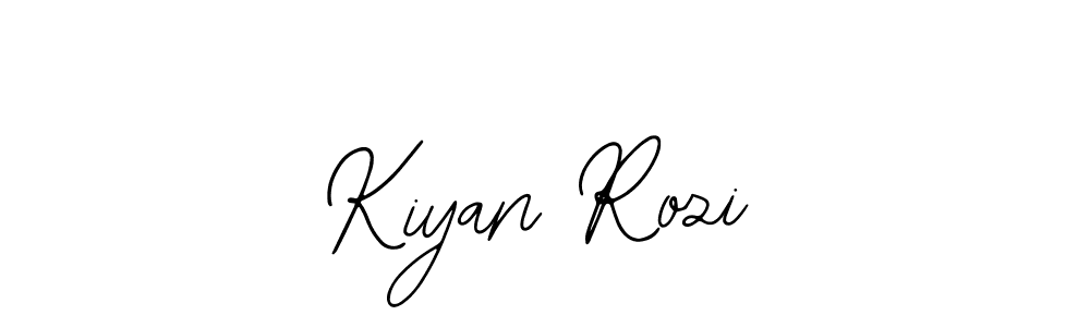Design your own signature with our free online signature maker. With this signature software, you can create a handwritten (Bearetta-2O07w) signature for name Kiyan Rozi. Kiyan Rozi signature style 12 images and pictures png