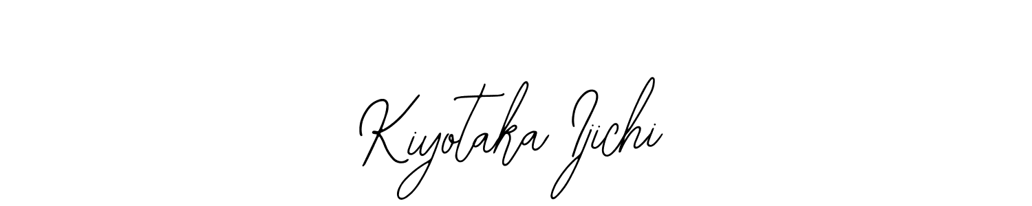 It looks lik you need a new signature style for name Kiyotaka Ijichi. Design unique handwritten (Bearetta-2O07w) signature with our free signature maker in just a few clicks. Kiyotaka Ijichi signature style 12 images and pictures png
