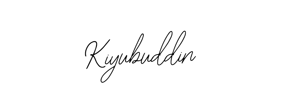 Create a beautiful signature design for name Kiyubuddin. With this signature (Bearetta-2O07w) fonts, you can make a handwritten signature for free. Kiyubuddin signature style 12 images and pictures png