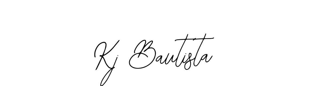 You should practise on your own different ways (Bearetta-2O07w) to write your name (Kj Bautista) in signature. don't let someone else do it for you. Kj Bautista signature style 12 images and pictures png