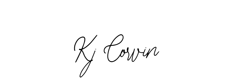 Design your own signature with our free online signature maker. With this signature software, you can create a handwritten (Bearetta-2O07w) signature for name Kj Corvin. Kj Corvin signature style 12 images and pictures png
