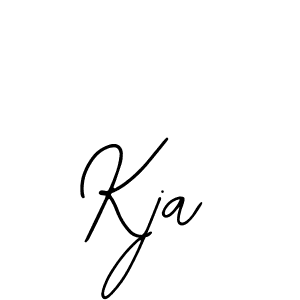 How to make Kja signature? Bearetta-2O07w is a professional autograph style. Create handwritten signature for Kja name. Kja signature style 12 images and pictures png