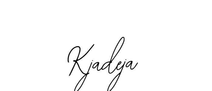 Here are the top 10 professional signature styles for the name Kjadeja. These are the best autograph styles you can use for your name. Kjadeja signature style 12 images and pictures png