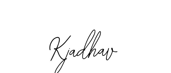 Create a beautiful signature design for name Kjadhav. With this signature (Bearetta-2O07w) fonts, you can make a handwritten signature for free. Kjadhav signature style 12 images and pictures png