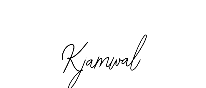 Similarly Bearetta-2O07w is the best handwritten signature design. Signature creator online .You can use it as an online autograph creator for name Kjamwal. Kjamwal signature style 12 images and pictures png