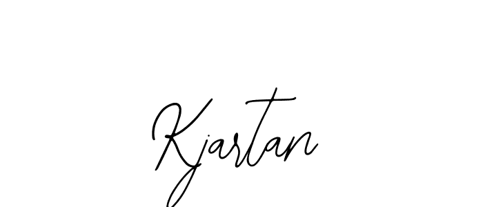How to make Kjartan signature? Bearetta-2O07w is a professional autograph style. Create handwritten signature for Kjartan name. Kjartan signature style 12 images and pictures png