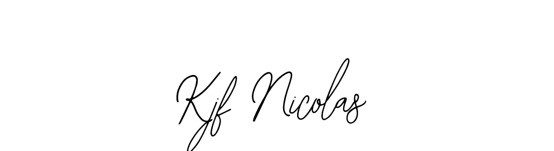 Make a beautiful signature design for name Kjf Nicolas. Use this online signature maker to create a handwritten signature for free. Kjf Nicolas signature style 12 images and pictures png