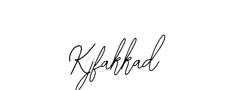 if you are searching for the best signature style for your name Kjfakkad. so please give up your signature search. here we have designed multiple signature styles  using Bearetta-2O07w. Kjfakkad signature style 12 images and pictures png