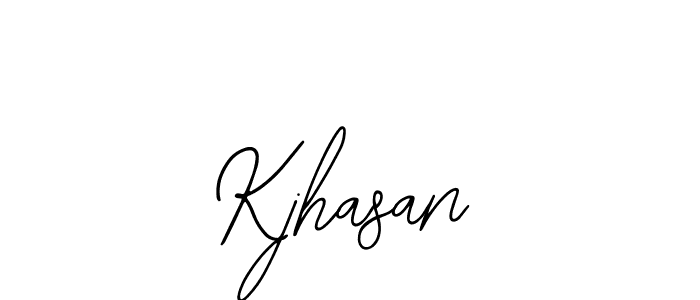Similarly Bearetta-2O07w is the best handwritten signature design. Signature creator online .You can use it as an online autograph creator for name Kjhasan. Kjhasan signature style 12 images and pictures png