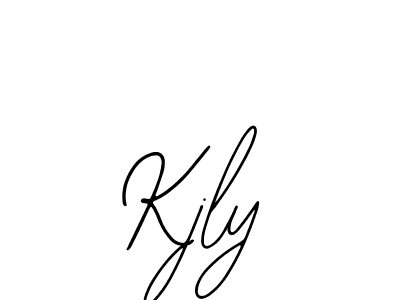 Bearetta-2O07w is a professional signature style that is perfect for those who want to add a touch of class to their signature. It is also a great choice for those who want to make their signature more unique. Get Kjly name to fancy signature for free. Kjly signature style 12 images and pictures png