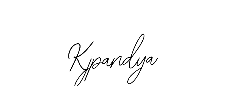 How to make Kjpandya signature? Bearetta-2O07w is a professional autograph style. Create handwritten signature for Kjpandya name. Kjpandya signature style 12 images and pictures png