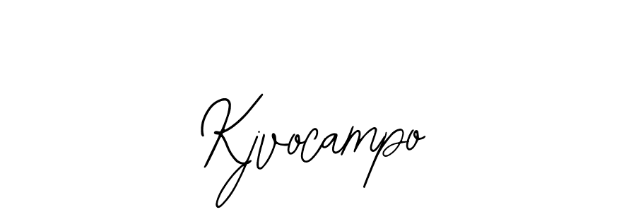 How to make Kjvocampo signature? Bearetta-2O07w is a professional autograph style. Create handwritten signature for Kjvocampo name. Kjvocampo signature style 12 images and pictures png