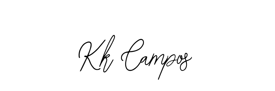 How to Draw Kk Campos signature style? Bearetta-2O07w is a latest design signature styles for name Kk Campos. Kk Campos signature style 12 images and pictures png