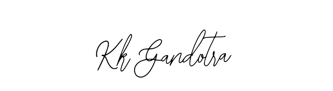 Design your own signature with our free online signature maker. With this signature software, you can create a handwritten (Bearetta-2O07w) signature for name Kk Gandotra. Kk Gandotra signature style 12 images and pictures png