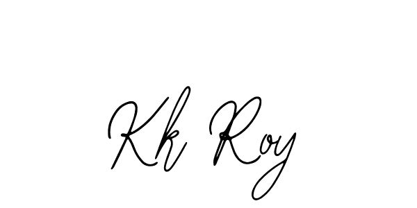 You should practise on your own different ways (Bearetta-2O07w) to write your name (Kk Roy) in signature. don't let someone else do it for you. Kk Roy signature style 12 images and pictures png