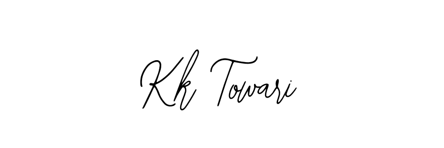 Design your own signature with our free online signature maker. With this signature software, you can create a handwritten (Bearetta-2O07w) signature for name Kk Towari. Kk Towari signature style 12 images and pictures png