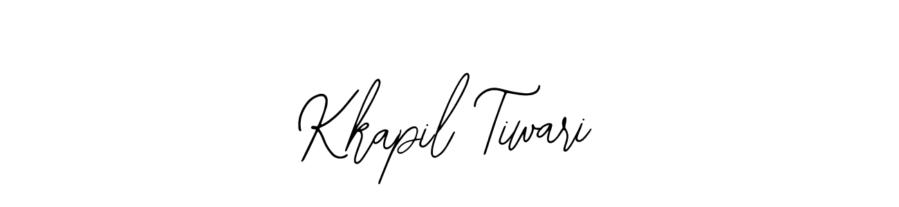 Similarly Bearetta-2O07w is the best handwritten signature design. Signature creator online .You can use it as an online autograph creator for name Kkapil Tiwari. Kkapil Tiwari signature style 12 images and pictures png