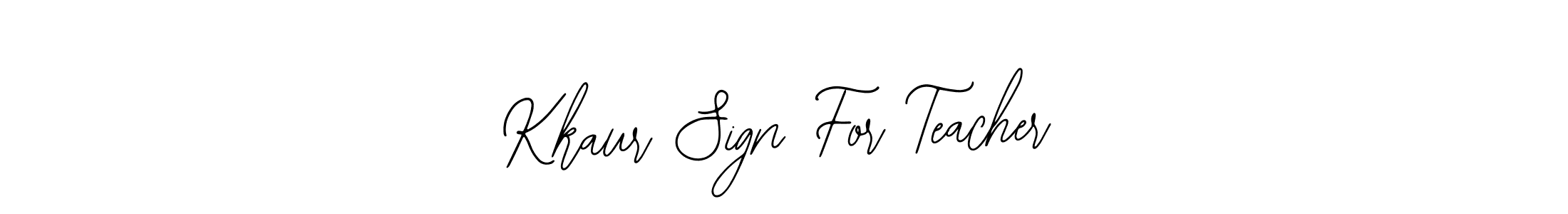 This is the best signature style for the Kkaur Sign For Teacher name. Also you like these signature font (Bearetta-2O07w). Mix name signature. Kkaur Sign For Teacher signature style 12 images and pictures png