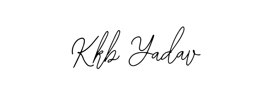 Design your own signature with our free online signature maker. With this signature software, you can create a handwritten (Bearetta-2O07w) signature for name Kkb Yadav. Kkb Yadav signature style 12 images and pictures png