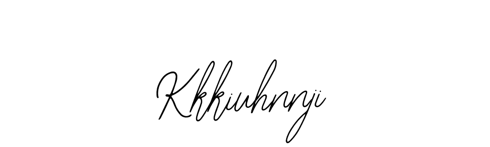 How to make Kkkiuhnnji name signature. Use Bearetta-2O07w style for creating short signs online. This is the latest handwritten sign. Kkkiuhnnji signature style 12 images and pictures png