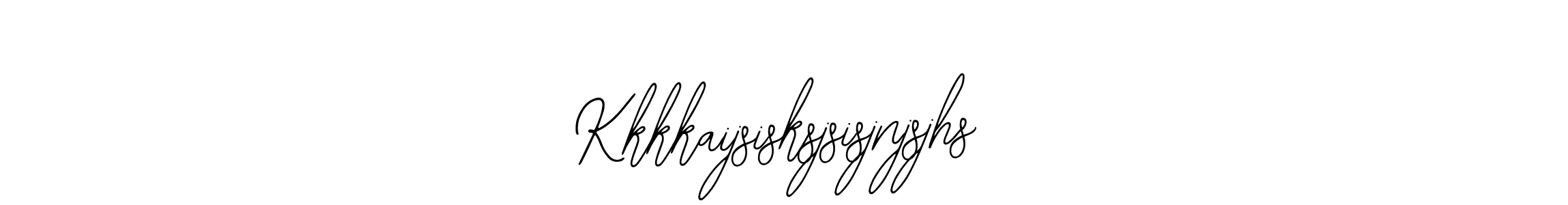 The best way (Bearetta-2O07w) to make a short signature is to pick only two or three words in your name. The name Kkkkaijsisksjsisjnjsjhs include a total of six letters. For converting this name. Kkkkaijsisksjsisjnjsjhs signature style 12 images and pictures png