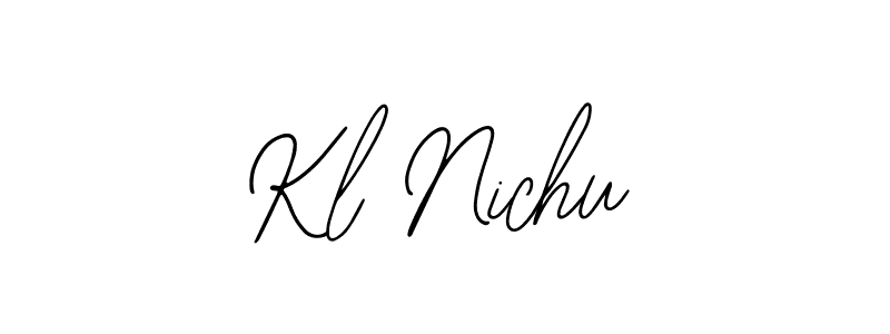 Also we have Kl Nichu name is the best signature style. Create professional handwritten signature collection using Bearetta-2O07w autograph style. Kl Nichu signature style 12 images and pictures png