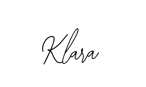 Design your own signature with our free online signature maker. With this signature software, you can create a handwritten (Bearetta-2O07w) signature for name Klara. Klara signature style 12 images and pictures png