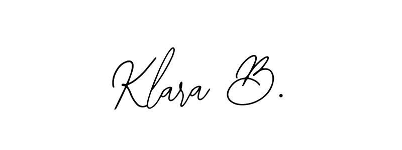 Klara B. stylish signature style. Best Handwritten Sign (Bearetta-2O07w) for my name. Handwritten Signature Collection Ideas for my name Klara B.. Klara B. signature style 12 images and pictures png